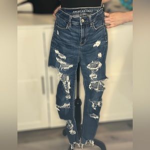 American Eagle ripped jeans